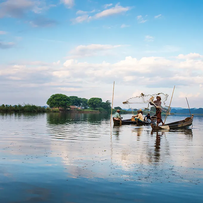 ミャンマーの水力発電所への支援